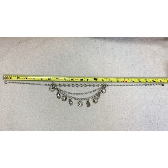 Loft Multi strand iridescent acrylic gem Necklace - Picture 5 of 5